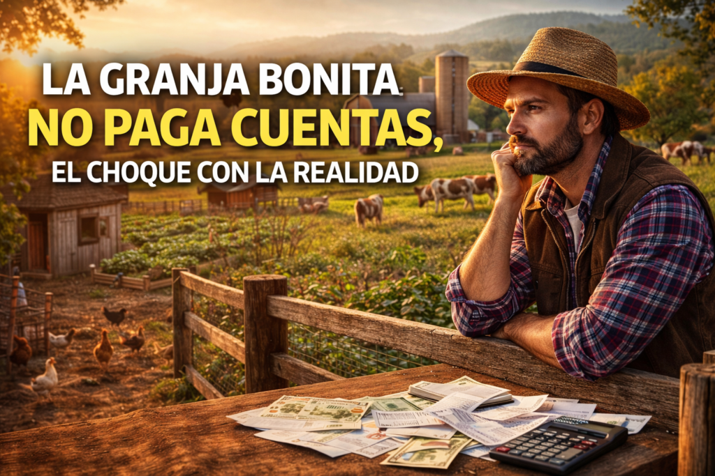 La granja bonita no paga cuentas: el choque con la realidad