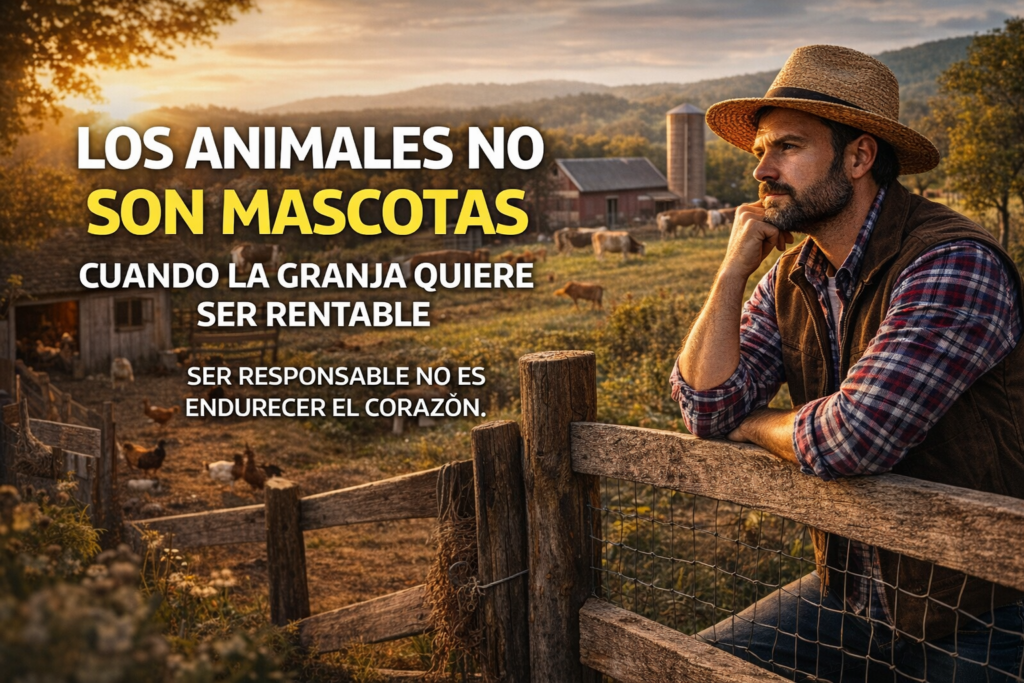 Los animales no son mascotas cuando la granja quiere ser rentable